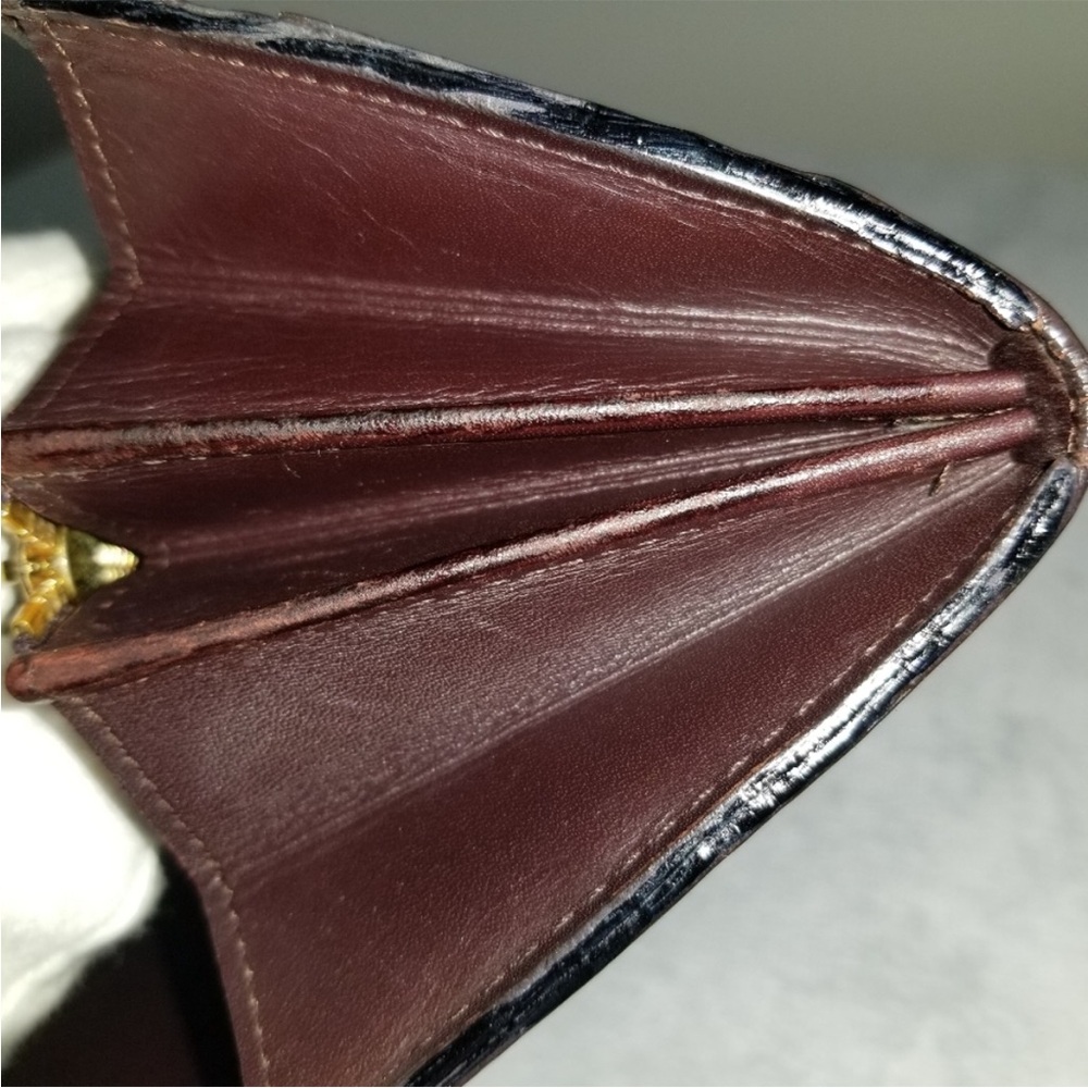 Louis Vuitton vernis portefeuille amarante Sarah Long wallet EUC burgundy - Picture 9 of 16
